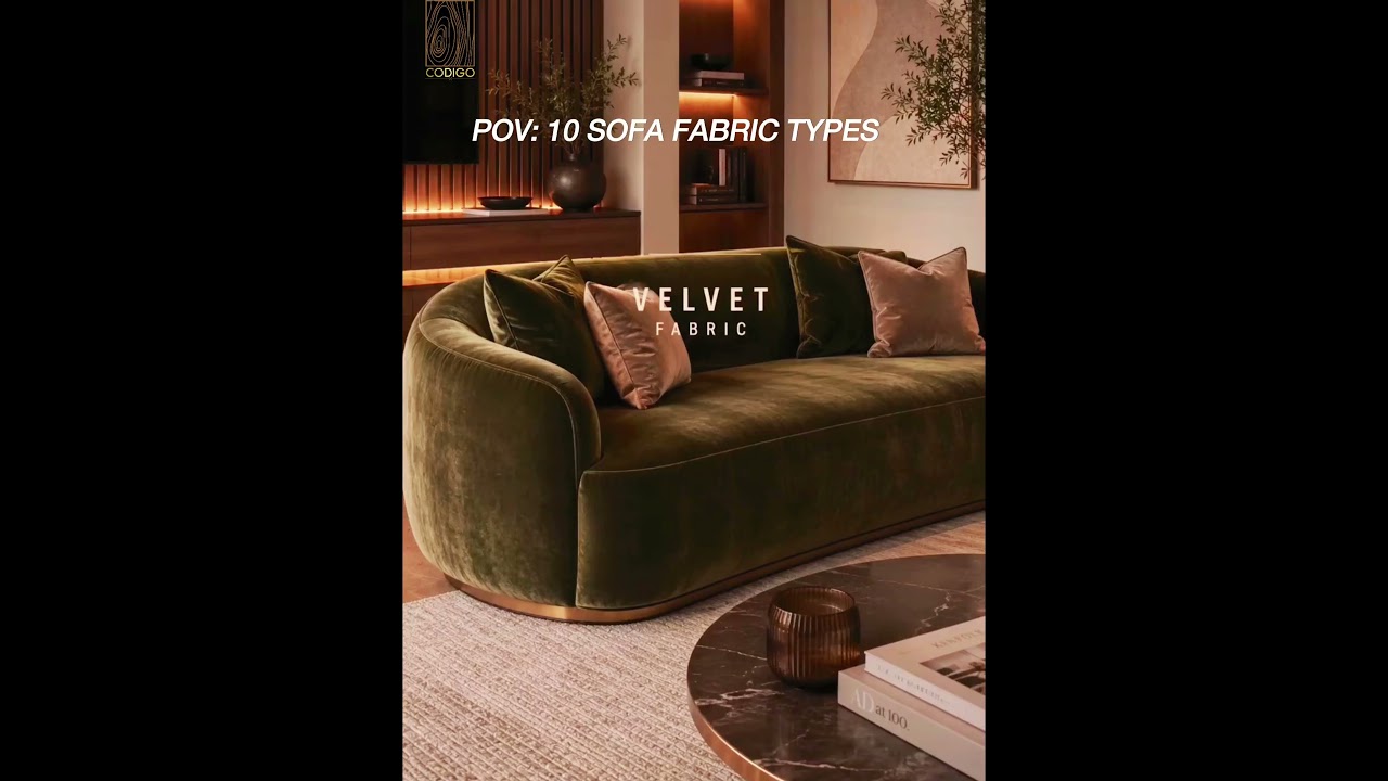 10 SOFA FABRIC TYPES